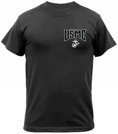 Tričko U.S.M.C. FIRST TO FIGHT černá
