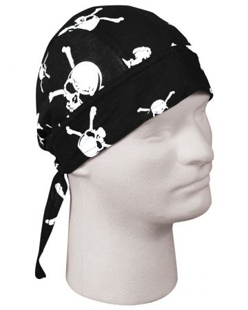 Šátek ROTHCO® HEADWRAP SKULL & CROSSBONES