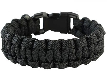 Náramek COMMANDO PARACORD černá