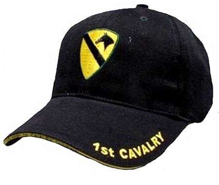 Čepice 1ST CAVALRY černá