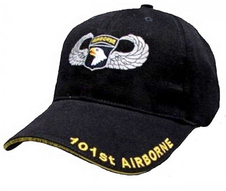 Čepice 101ST AIRBORNE černá