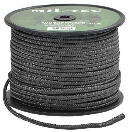 Šňůra PARACORD 5mm černá-1bm