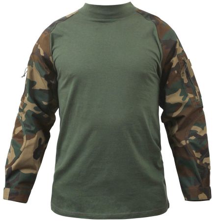 Taktická košile ROTHCO® COMBAT woodland camo