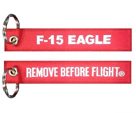 Přívěsek F-15 EAGLE RBF červená