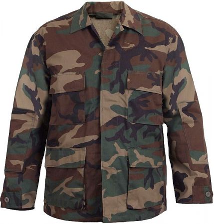 Dětská blůza BDU woodland camo