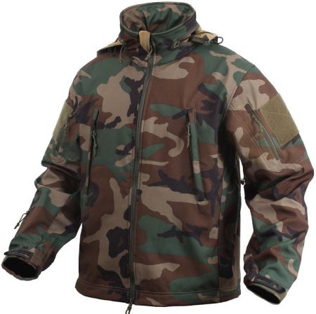 Bunda ROTHCO® TACTICAL SOFT SHELL woodland camo