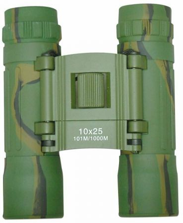 Dalekohled MIL-TEC® BINOCULAR 10x25 woodland camo