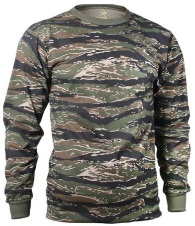 Tričko ROTHCO® dlouhý rukáv tiger stripe camo