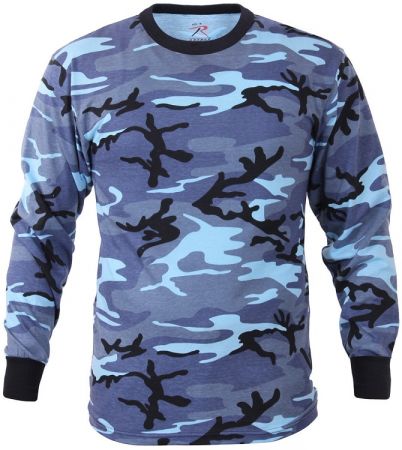 Tričko ROTHCO® dlouhý rukáv sky blue camo