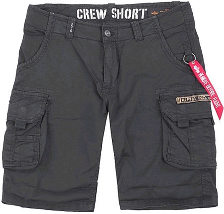 Kraťasy ALPHA INDUSTRIES CREW černá