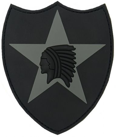 Nášivka 2ND INFANTRY DIVISION velcro plast velká