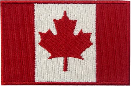 Nášivka vlajka CANADA barevná