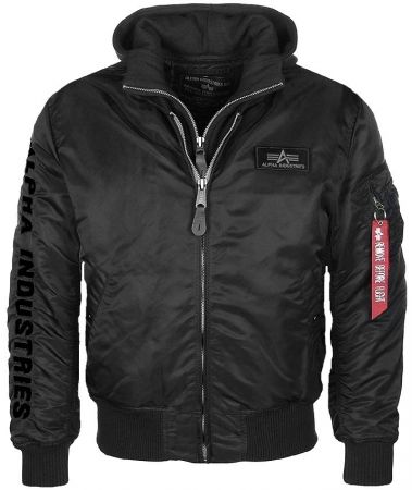 Bunda ALPHA INDUSTRIES MA-1 D-TEC SE černá & černá