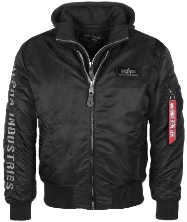 Bunda ALPHA INDUSTRIES MA-1 D-TEC SE černá & reflective