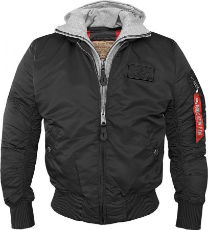 Bunda ALPHA INDUSTRIES MA-1 D-TEC černá