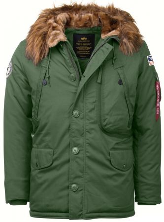 Bunda ALPHA INDUSTRIES POLAR tm.zelená