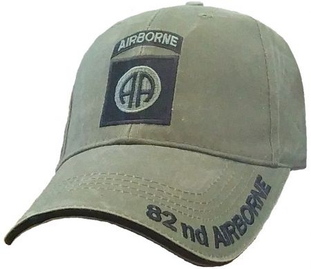 Čepice 82nd AIRBORNE oliva