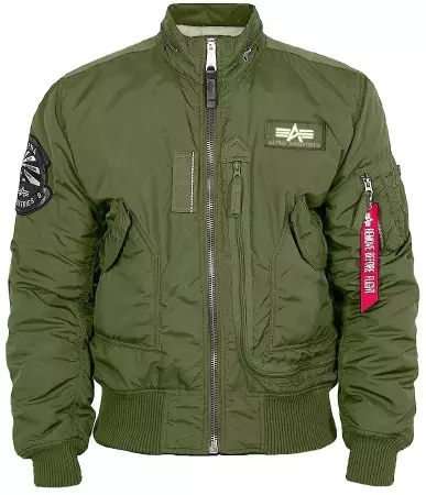 Bunda ALPHA INDUSTRIES ENGINE tm.zelená