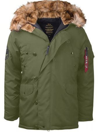 Bunda ALPHA INDUSTRIES EXPLORER tm.zelená