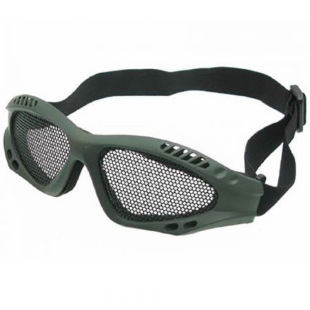 Brýle taktické s mřížkou zelená