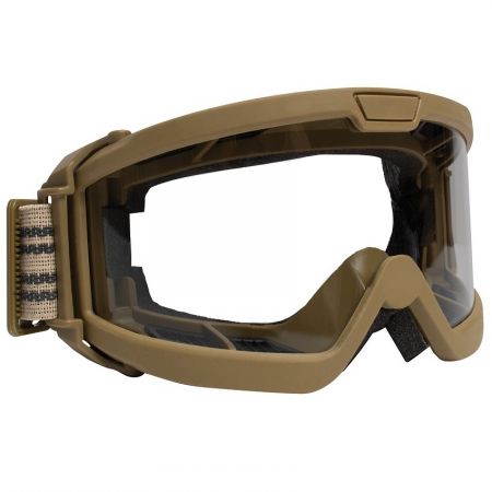 Brýle taktické ROTHCO® OTG čiré sklo coyote