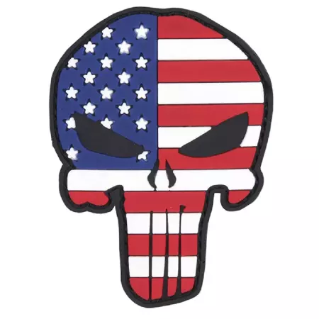 Nášivka PUNISHER USA velcro plast