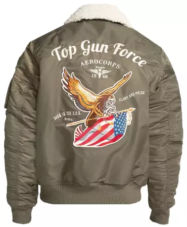 Bunda TOP GUN® FORCE CWU-45 army green