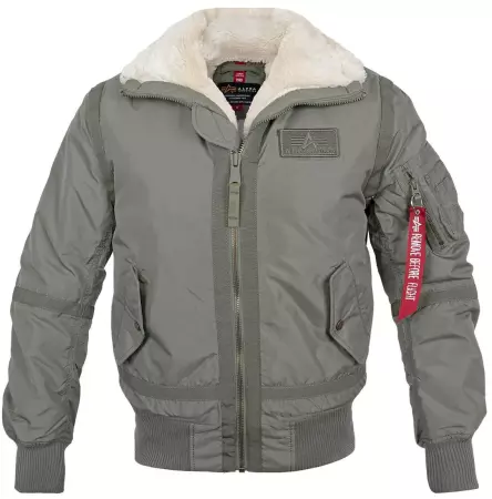 Bunda ALPHA INDUSTRIES B-15 III TT BOMBER vintage green