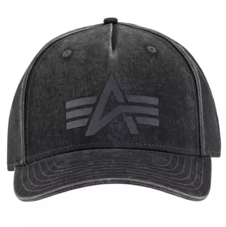Čepice ALPHA INDUSTRIES® DYE TO MATCH LOGO černá