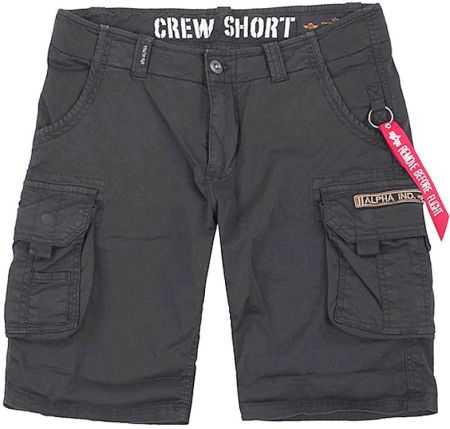 Kraťasy ALPHA INDUSTRIES CREW černá