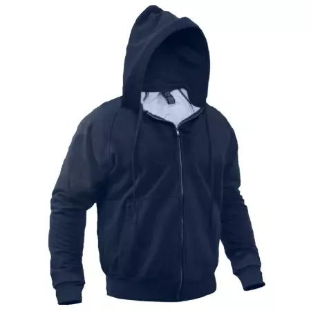 Mikina s kapucí ROTHCO® THERMAL ZIP navy blue