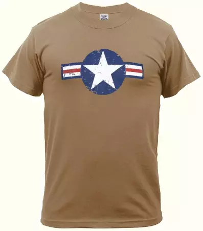 Tričko USAF WWII coyote