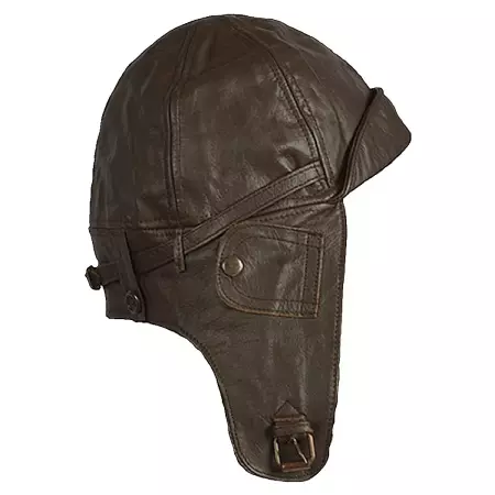 Kukla kožená letecká retro FLY hnědá