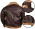 Kožená bunda US B-46 SHEEPSKIN BOMBER hnědá