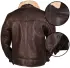 Kožená bunda USN A-4 SHEEPSKIN hnědá