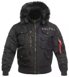 Bunda ALPHA INDUSTRIES DEFLECTOR černá