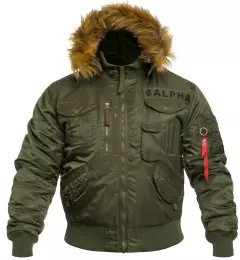 Bunda ALPHA INDUSTRIES DEFLECTOR dark olive