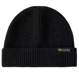 Čepice ALPHA INDUSTRIES DOCKERS BEANIE černá