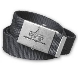 Opasek ALPHA INDUSTRIES HEAVY DUTY 4cm repl.grey