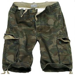 Kraťasy SURPLUS VINTAGE woodland camo
