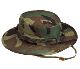 COMMANDO Klobouk US BOONIE woodland camo