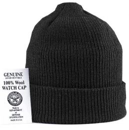 Čepice ROTHCO ORIGINAL WATCH CAP vlna černá