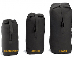 ROTHCO® Lodní vak ROTHCO® DUFFLE BAG JUMBO bavlna černá