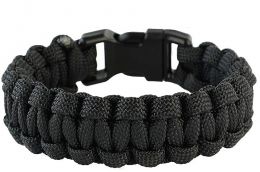 COMMANDO Náramek COMMANDO PARACORD černá