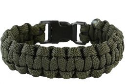 COMMANDO Náramek COMMANDO PARACORD oliva