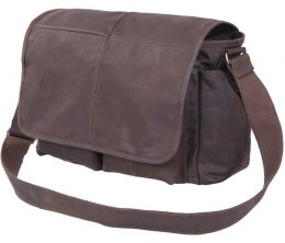 ROTHCO® Taška kožená ROTHCO® CLASSIC MESSENGER hnědá