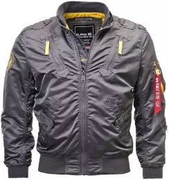 ALPHA INDUSTRIES Bunda ALPHA INDUSTRIES FALCON II šedá