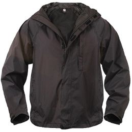 ROTHCO® Bunda ROTHCO® RAIN JACKET černá