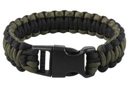 Náramek ROTHCO® DELUXE PARACORD oliva & černá