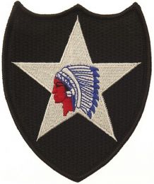 Nášivka 2ND INFANTRY DIVISION velká barevná